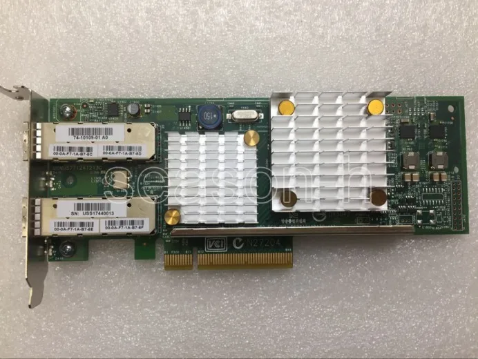 cisco 74-10109-01 BCM 957711 A1113G 10GbE Двухпортовая сетевая карта LP