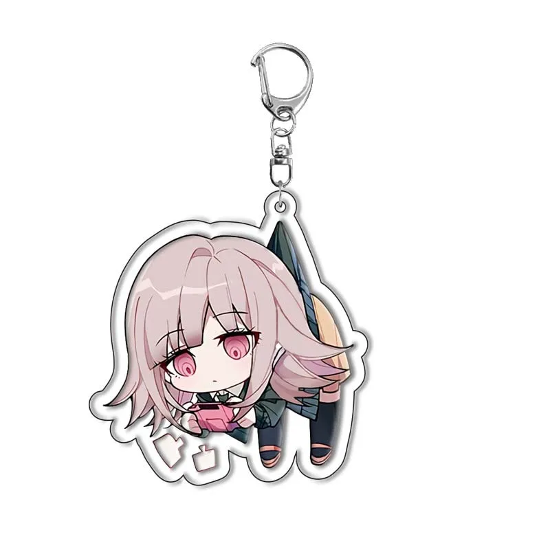 Фото Горячая игра Danganronpa аниме фигурки komaeda nagito Hinata Hajime Kokichi Oma акриловые брелки милый кулон Рождественский подарок 6 см №5