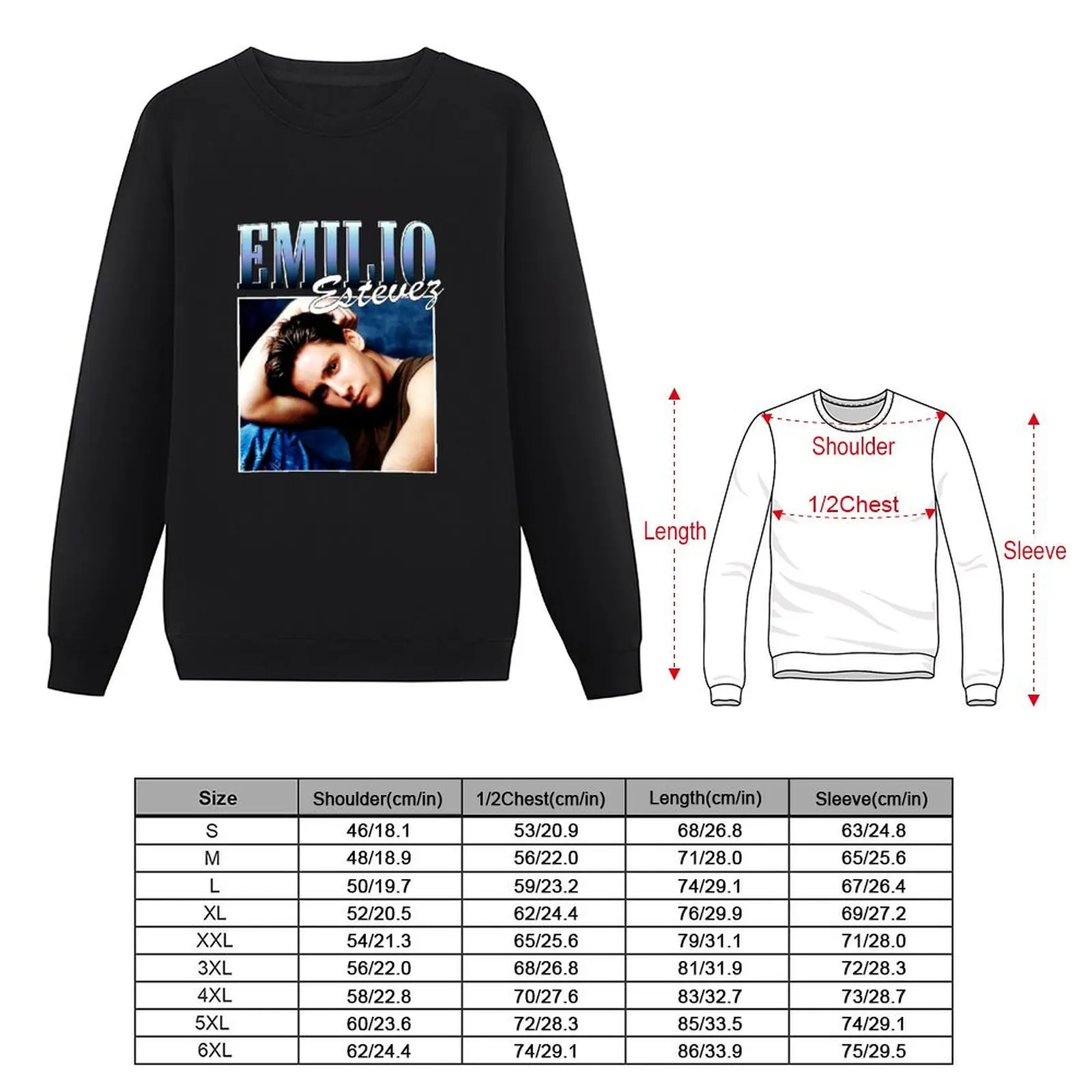 Фото Emilio-Estevez-Brat-Pack пуловер модные мужские осенние новинки осенняя одежда мужская одежда толстовка оверсайз №4