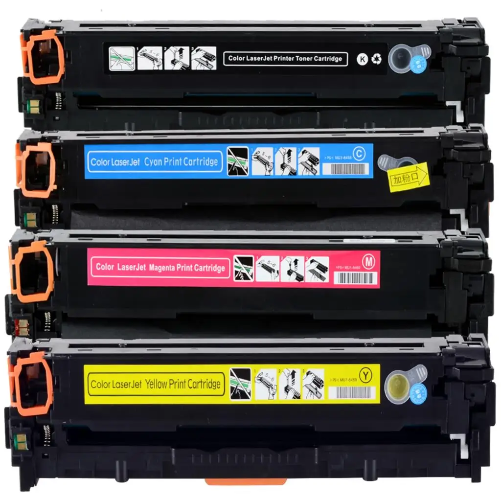 Совместимый цветной тонер-картридж CF400A CF401A CF402A F403A для HP M252n hp252 M277n M277dw M252dw hp201A