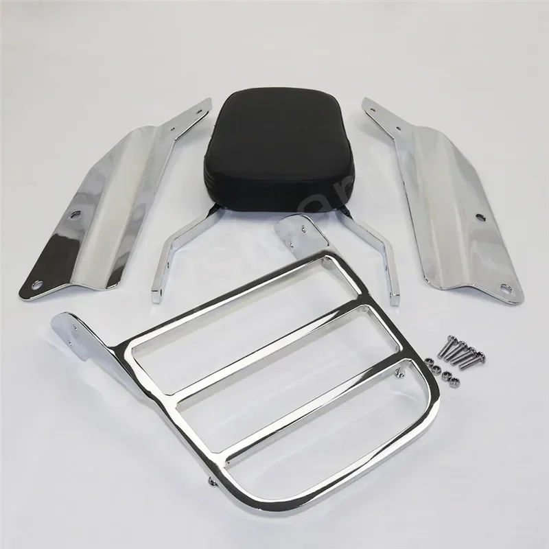 Для Honda VTX1800 2002-2008/VTX1300 2003-2006/VTX 1300 1800 N/R/S задняя багажная полка, спинка, опорный кронштейн, накладка