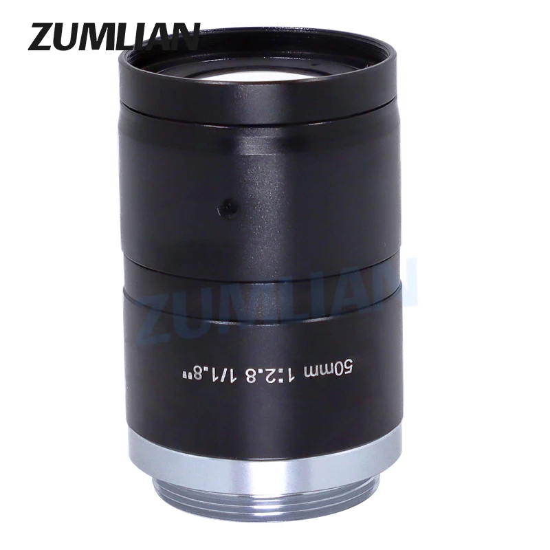 Фото ZUMLIAN 50 мм объектив C-Mount FA 1/1.8 ''IMX178 CMOS F2.8 ручная Радужная фотокамера 5 мегапикселей №2
