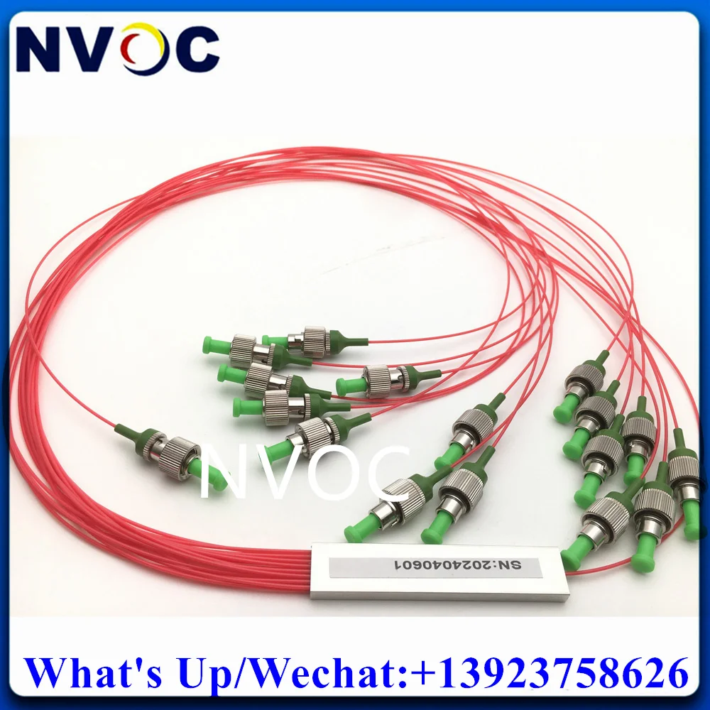 1 * 16Ch PM PLC поляризация, поддерживающий строгальный зеркальный разветвитель цепи с входом/выходом 0,9 мм, свободный плотный разъем 0,5 м FCAPC