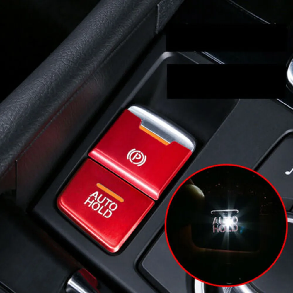 2 шт. EPB Тормозная Кнопка Autohold крышка отделка декор красный цвет для Mazda 3 6 CX5 аксессуары для интерьера автомобиля автозапчасти (art.: 3920c827d6b63) - 3920c827d6b63