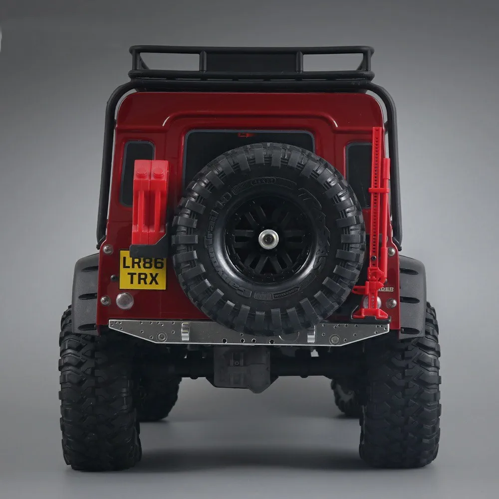 Фото Классический металлический передний и задний бампер ZGJ для 1/10 RC Crawler Traxxas TRX4 Defender №3