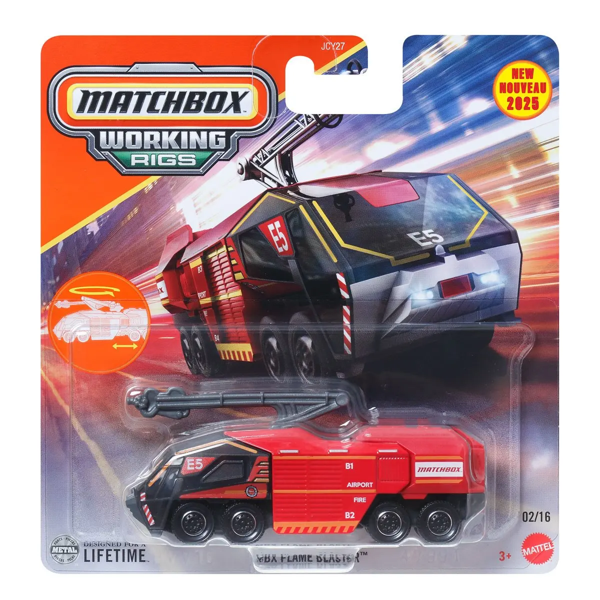 Фото Mattel Matchbox, настоящие рабочие установочные установки, масштаб 1:64, литая металлическая модель автомобиля, грузовик-спасательный автомобиль, совершенно новый №2