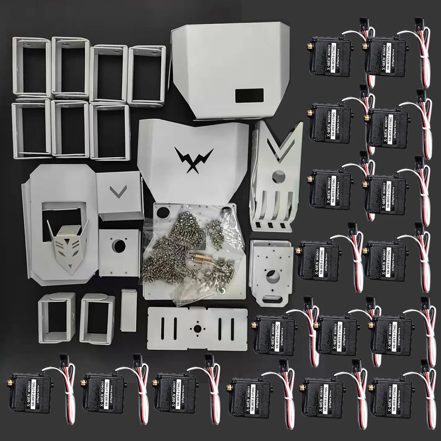 17 гуманоид Dof Robot Biped DanceDIY конструкция с сервоприводами (art.: 3920c452cc957) - 3920c452cc957