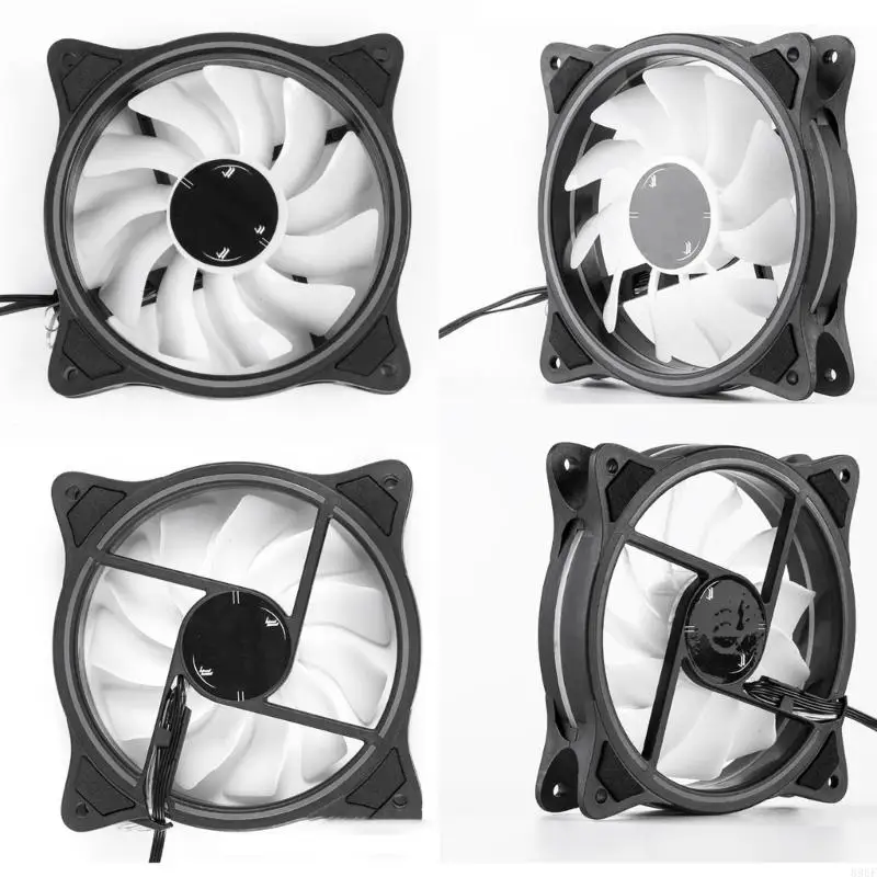 Фото 896F Две поверхности RGBS RADIATOR Вентилятор Автоматическая регулировка скорости 1500 об / мин меньше монтажа для компьютера №2