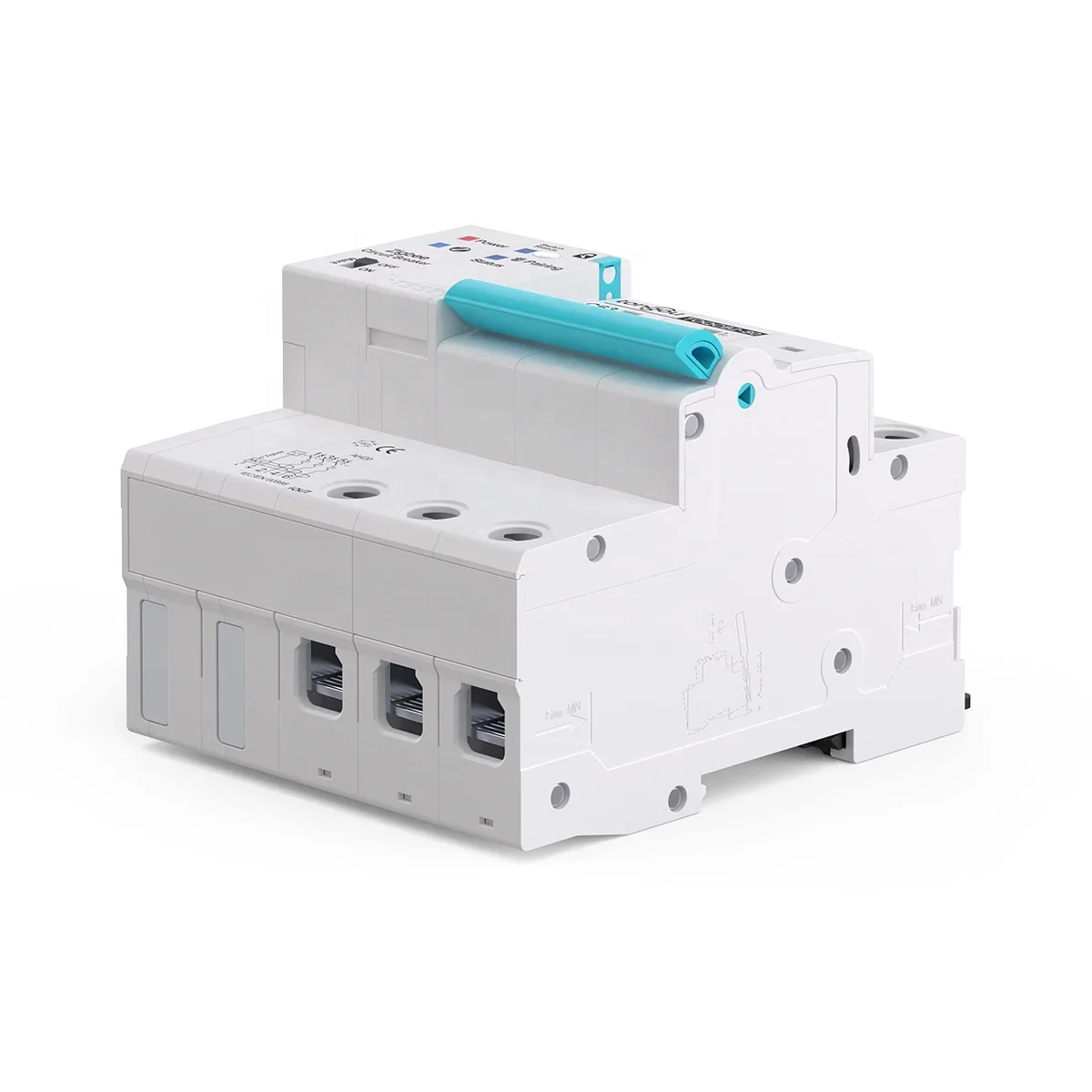 Фото API TO-QCB2 TUYA 3P 63A MCB Zigbee измерительный автоматический выключатель Smart Life таймер дистанционного управления автоматический беспроводной переключатель от TONGOU №4