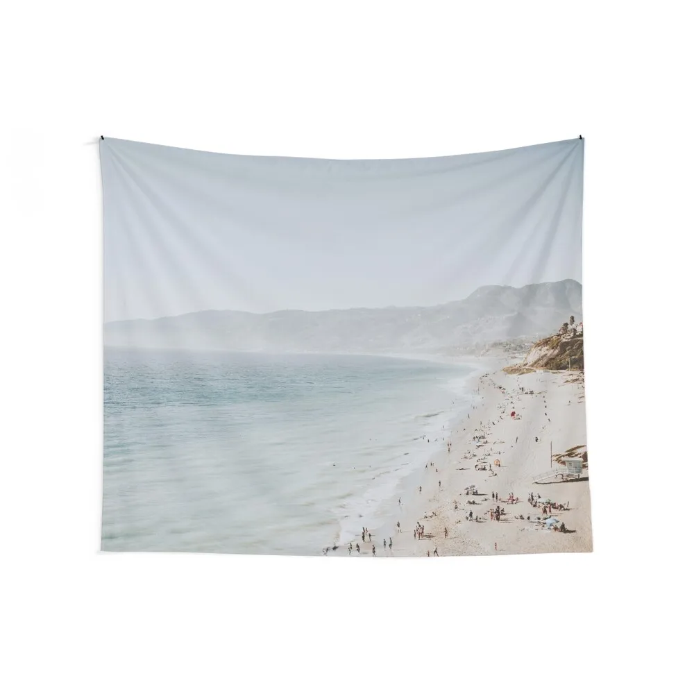 Malibu Coast III/калифорнийский гобелен, декор для спальни, эстетическое настенное художественное украшение для комнат, гобелен
