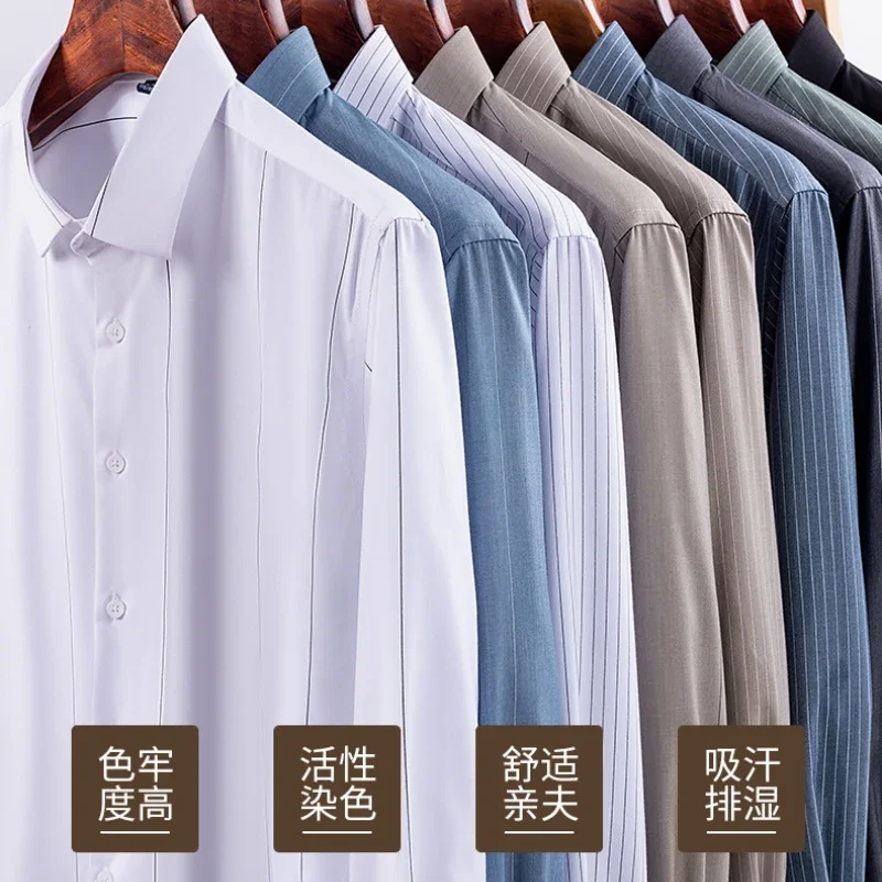 Фото Поп-белая мужская рубашка Дизайнерская одежда с принтом зебры Camisa Casual Hombre Kemeja Pria Корейский стиль Сорочка Homme De Luxe Рубашки для №3