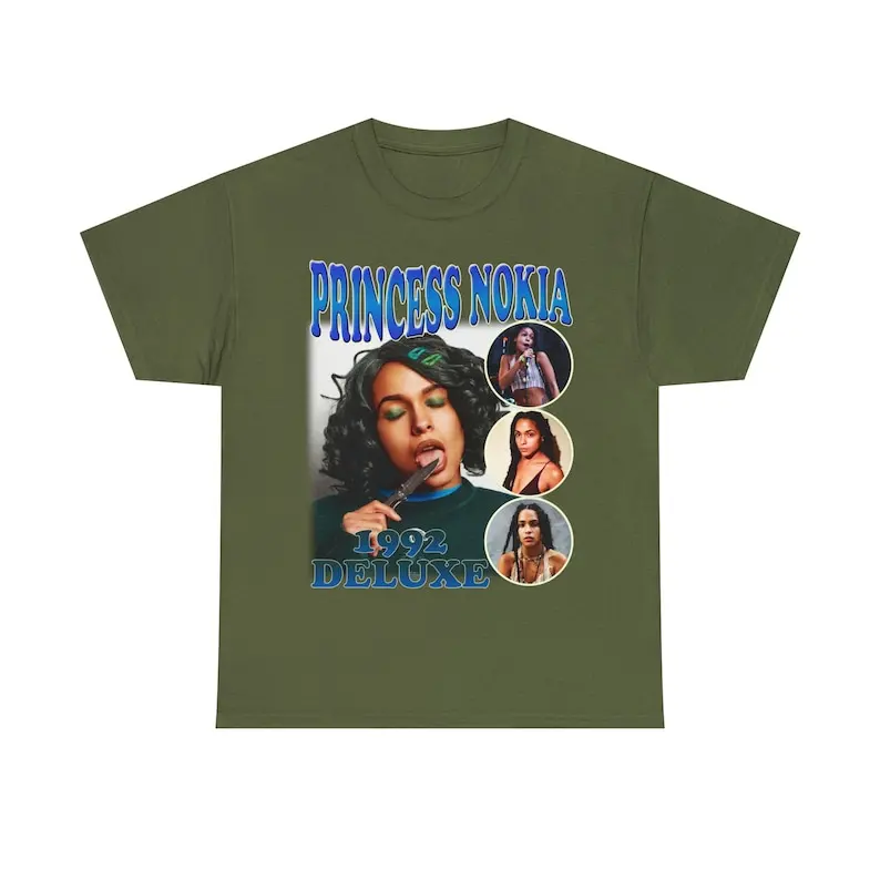 Фото Рубашка Princess Nokia, футболка Princess Nokia, классическая футболка унисекс Princess Nokia, классическая футболка унисекс бестселлера №4