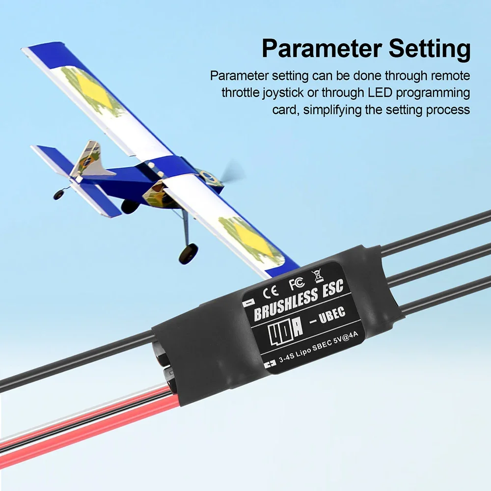 1 шт. 20A 30A 40A 50A 60A 80A бесщеточный ESC электронный регулятор скорости с UBEC для радиоуправляемого вертолета (art.: 3920cbbe1ed54) - 3920cbbe1ed54