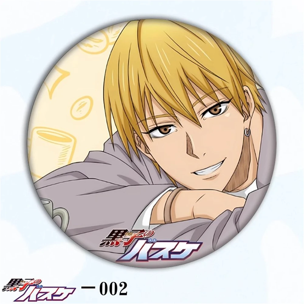 Фото 58mm Anime Kuroko's Basketball Tetsuya Hyuga Junpei Kiyoshi Teppei Cosplay COSTUME Badge Pin SPTE Tinplate Brooch﻿ Prop Gilf №3