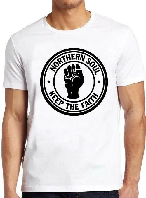 Northern Soul Keep The Faith Music Motown Mod Scooter Dance Футболка M28