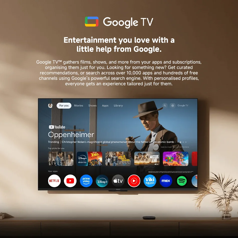 Фото Xiaomi TV Box S 3-го поколения 4K Ultra HD Bluetooth 5.2 Wi-Fi6 Android TV Google TV Google Assistant Dolby Vision Smart Media TV Play №5