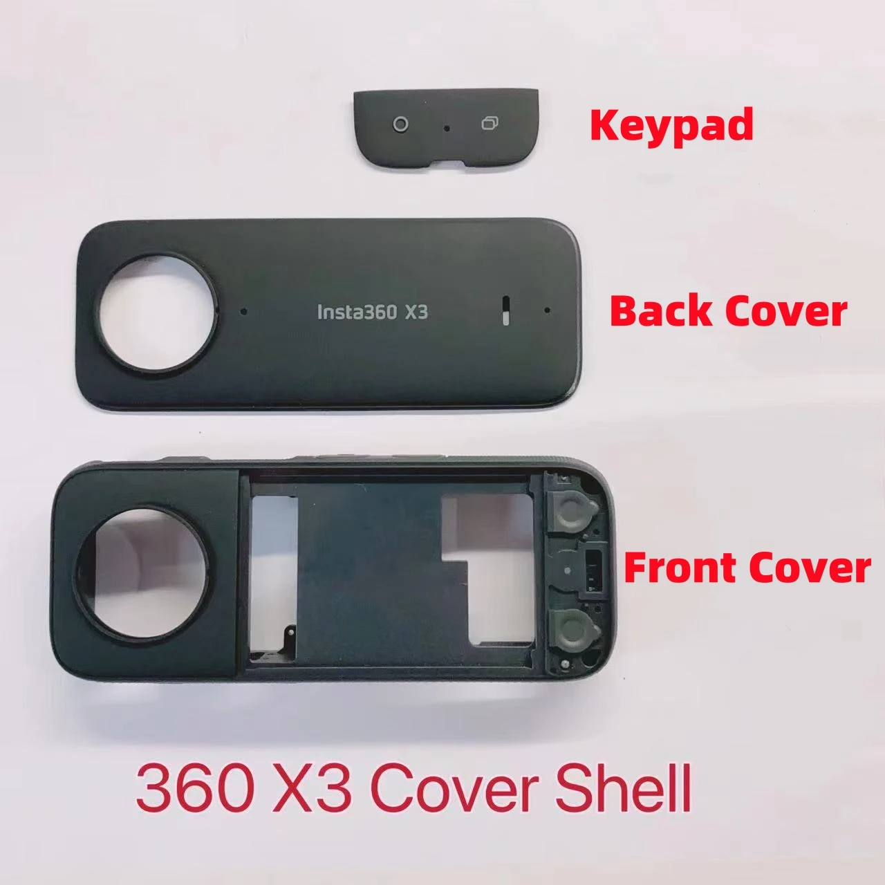 Для клавиатуры Insta360 X3/задняя крышка/передняя крышка для деталей цифровой камеры Insta360 X3