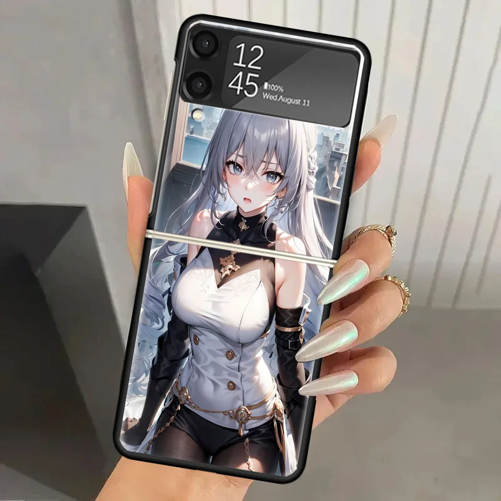 Honkai Star Rail Bronya Rand Жесткий чехол для телефона из ПК для Samsung Galaxy ZFlip 6 5 Z Flip 4 3 ZFlip6 Z Flip6 5G ZFlip4 Flip3 Zfli (art.: 3920cf470a7f1) - 3920cf470a7f1
