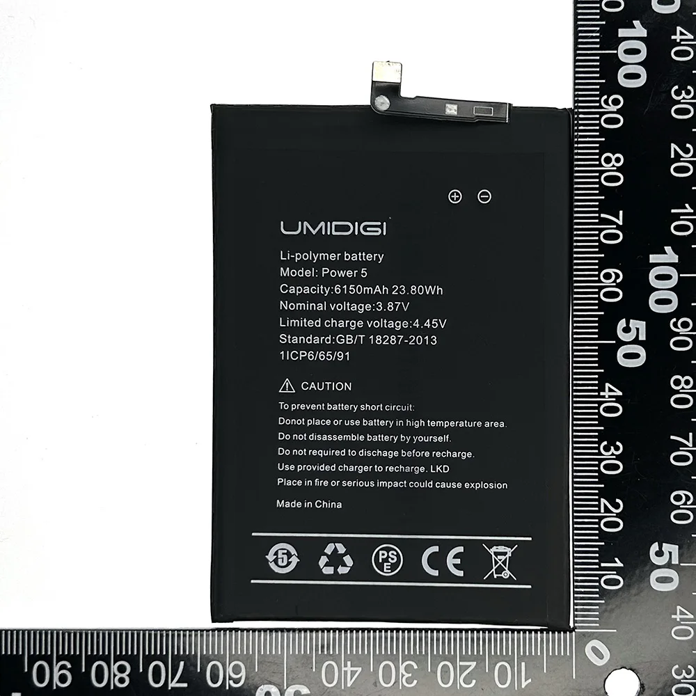 Фото 100% оригинальный сменный аккумулятор для телефона Umi Umidigi POWER 5 bison X10, 6150 мАч, аккумуляторы с комплектами, номер отслеживания на складе №4