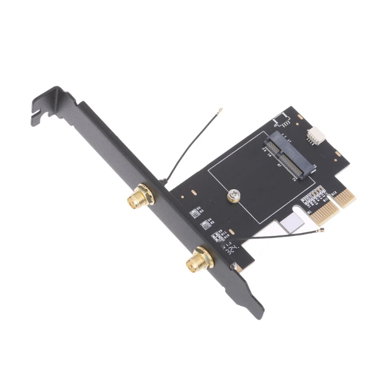 Фото 896F Настольные адаптеры M.2NGFF для PCIE Bluetooth-совместимых карт для AX210 AX200 9260 Преобразование Wi-Fi-карты M.2 в PCIE №2