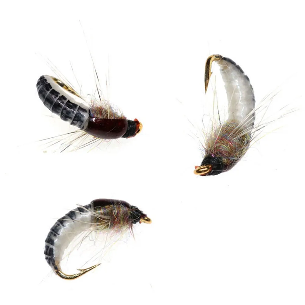 Реалистичная приманка для нахлыста Nymph Scud, приманка для ловли нахлыстом, привлекает внимание рыбы в игре, с его реалистичным внешним видом