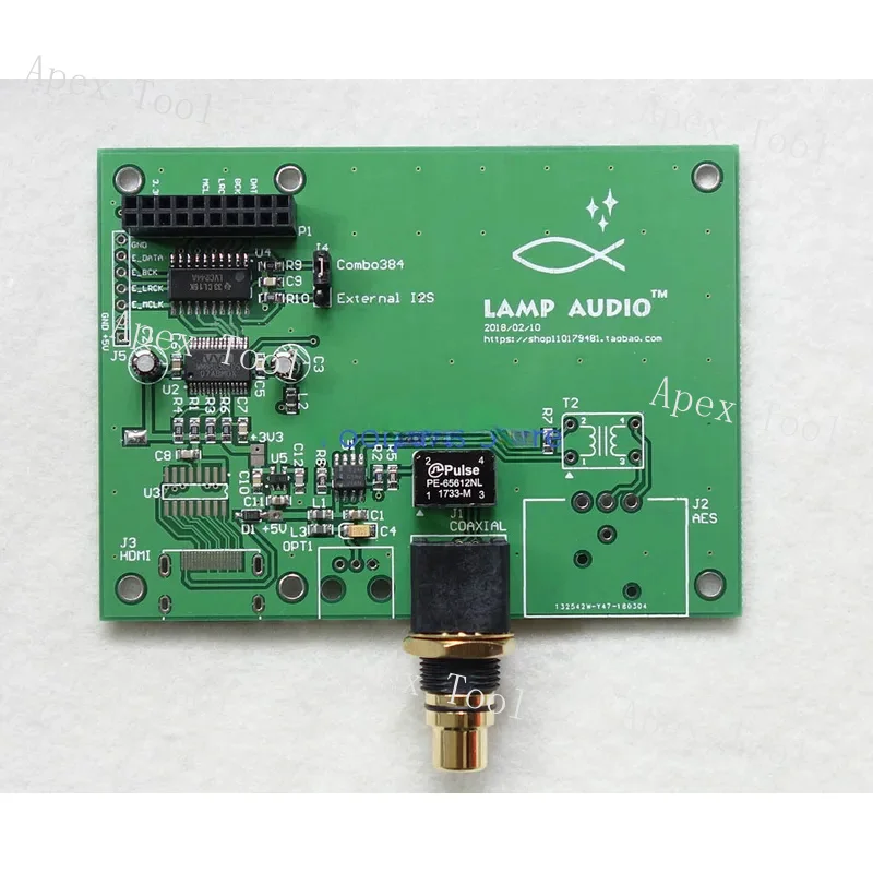 Фото XMOSAmanero Италия USB цифровой интерфейс I2S/IIS для коаксиального волокна SPDIF AES выходная плата №2