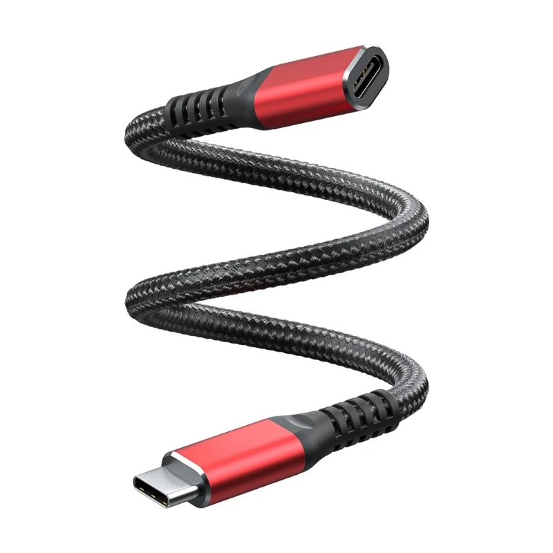 Фото Удлинительный кабель USB C, 12 см, блокировщик данных типа C, зарядный провод от гнезда к штекеру для безопасных зарядных до 12 №2