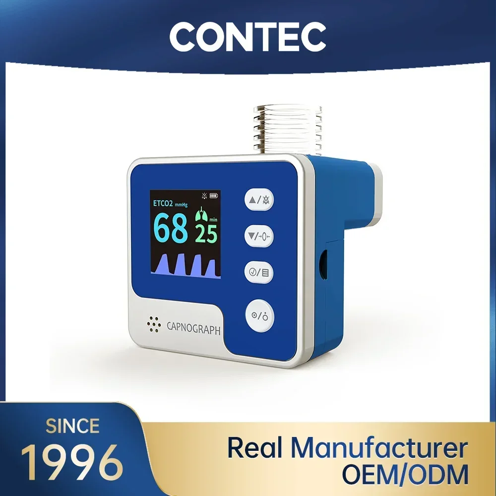 Фото Contec CA10M-VET Veterinaire Capnografie Etco2 Capnograaf №2