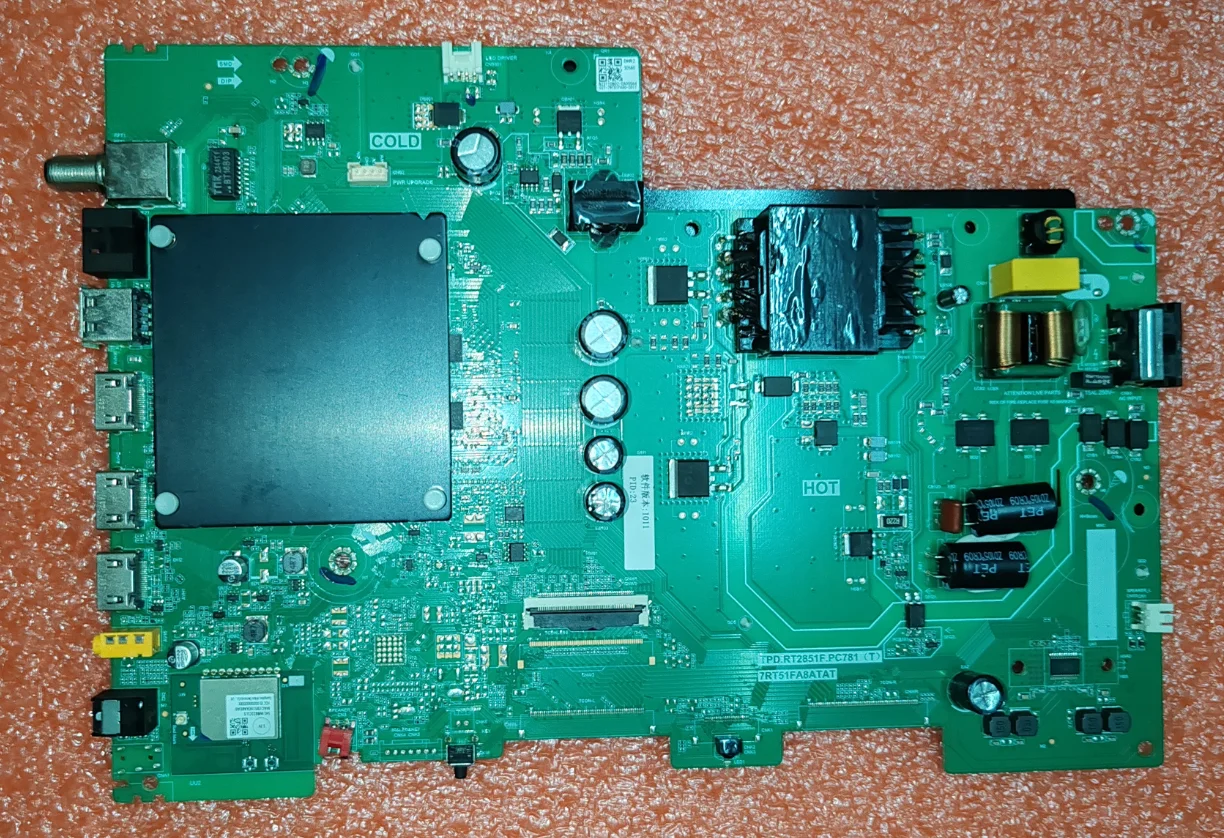 TPD.RT2851F.PC781(T) 7RT51FA8AT Материнская плата для светодиодного телевизора, 3 разных интерфейса, проверка их осторожно