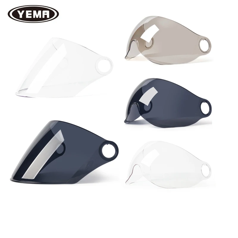Козырек для мотоциклетного шлема YEMA/101/331/332/335/336/337/339/новый 329, оригинальные солнцезащитные линзы высокой четкости Cascos Para Moto