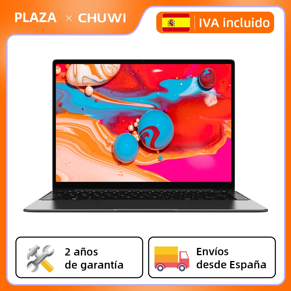 CHUWI GemiBook Pro ноутбук с 14-дюймовым дисплеем, четырёхъядерным процессором Intel Celeron N5100, ОЗУ 8 Гб, ПЗУ 256 ГБ, Windows 10