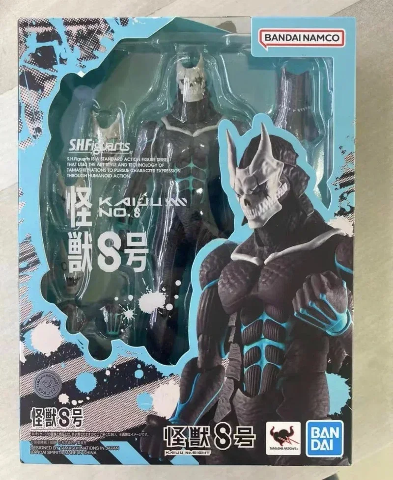 100% оригинальные Bandai SH Figuarts SHF Kaiju NO.8, фигурки героев, аниме-модель, игрушки, фигурка, ПВХ, подарок на складе