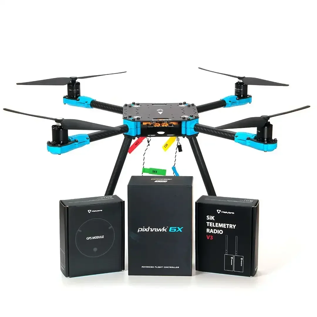 Комплект разработки HolyBro PX4 — ARF X500 V2 с M10 GPS Pixhawk 6C / Pixhawk 6X Телеметрия Радио 433 МГц / 915 МГц