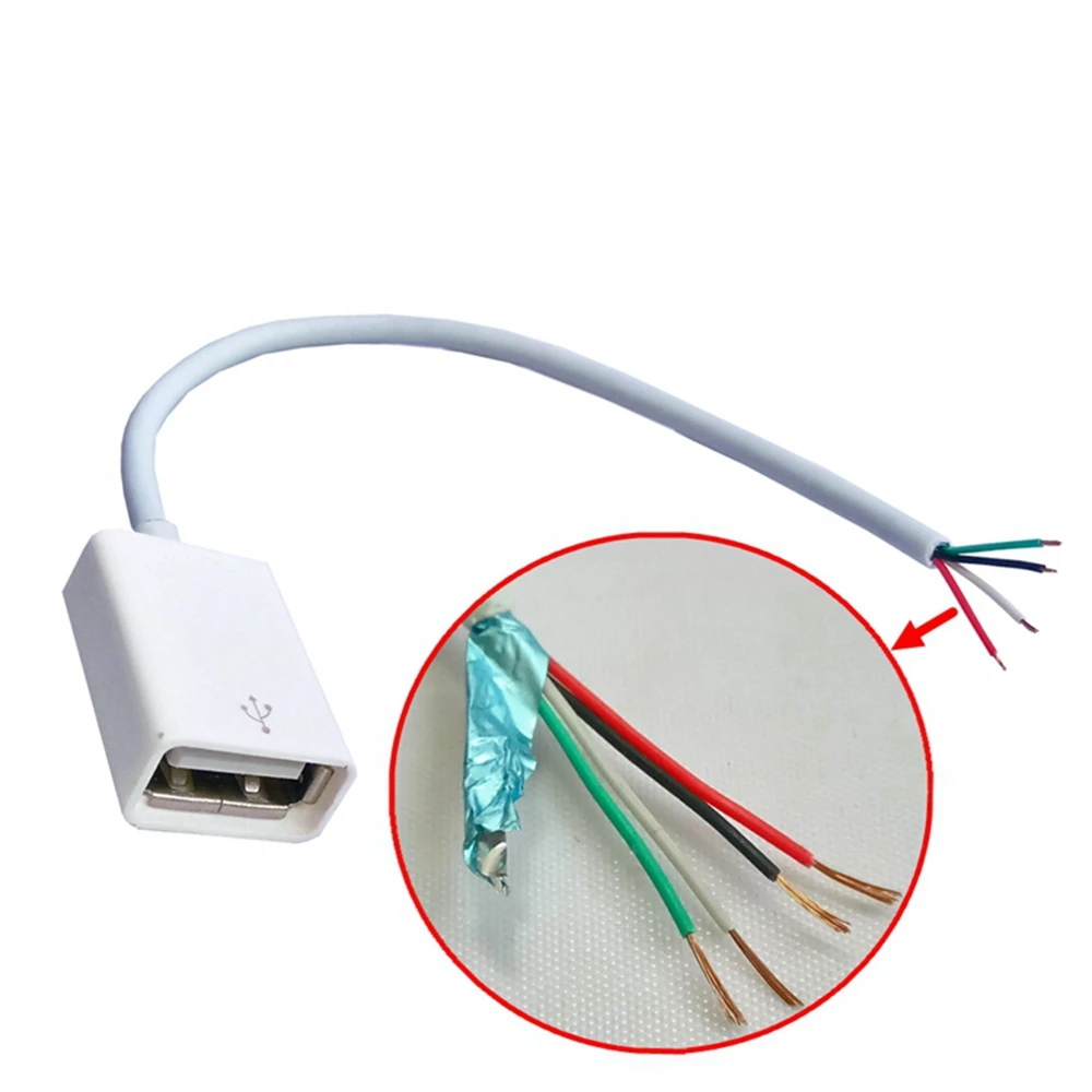1 разъем USB 2.0 к разъему, кабель для передачи данных, двусторонний удлинительный USB-кабель, кабель OTG «сделай сам», 30 см (art.: 3920cac125b3e) - 3920cac125b3e