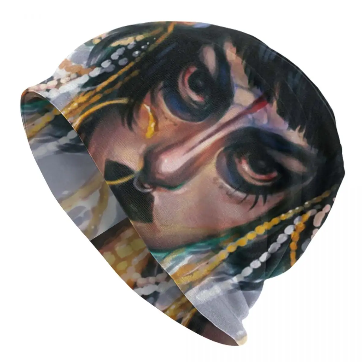 Jibaro Oil Paint Шапки-бини Love Death Robots Вязаная шапка Тренажерный зал Эластичные мужские и женские шапки унисекс Осенние винтажные шапки с капюшоном Идея подарка