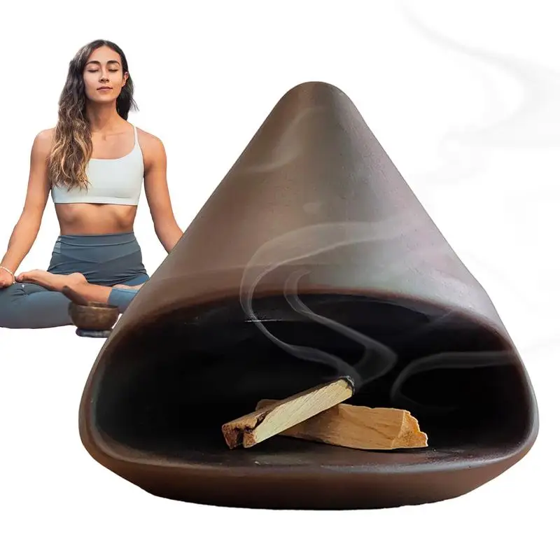 Керамический держатель для мусора Palo ручной работы Palo Santo Ash Sage, чаша для размазывания и подставка для сжигания запаха для домашнего декора и йоги