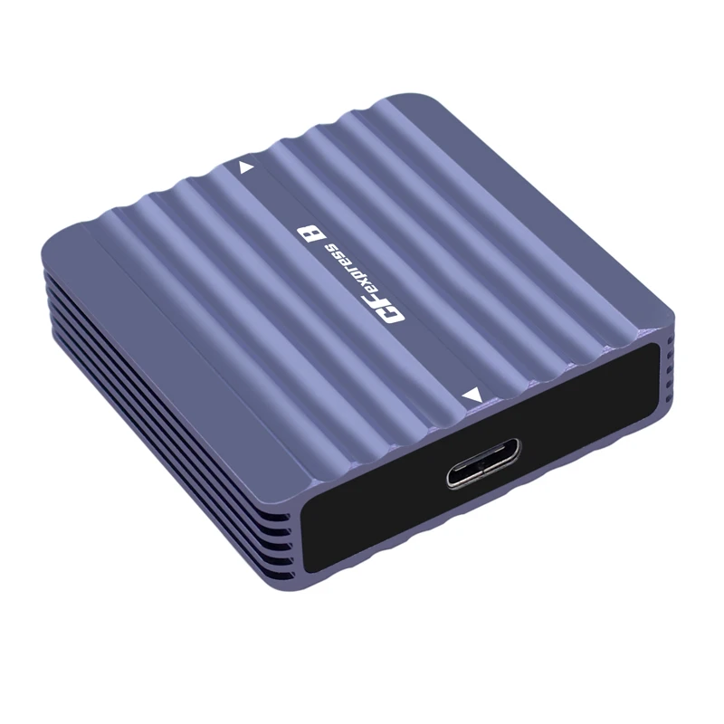 CFexpress Type B Card Reader Алюминиевый портативный адаптер памяти типа C к CF Express USB3.2 Gen2 10 Гбит/с Reader для Z6/Z7 1DX3