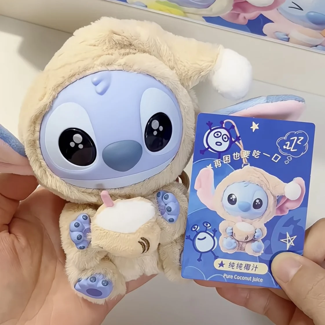 Новый Miniso Disney Stitch Eat Some Thing Before Sleep Series Виниловая слепая коробка Сумка Подвеска Милая кукла Таинственная коробка Игрушка Подарок для взрослых (art.: 3920cc4ecee57) - 3920cc4ecee57