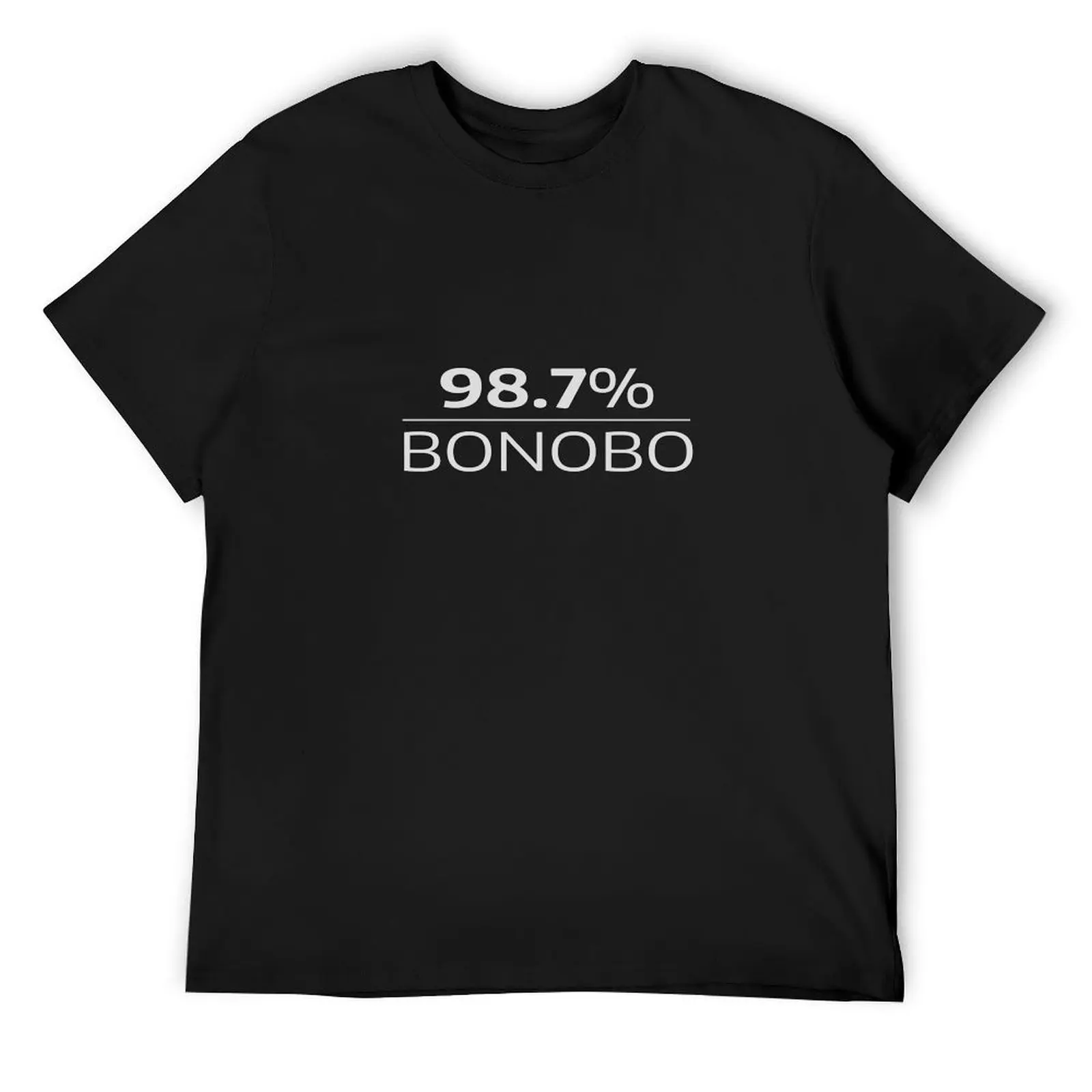 98,7% BONOBO — рубашка эволюции! Футболка оверсайз, дизайнерские рубашки, мужские рубашки, футболка с рисунком