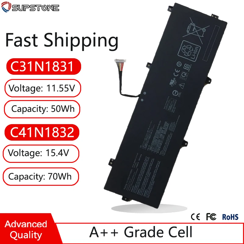 Новый аккумулятор для ноутбука C31N1831 C41N1832 для Asus Pro P574FA PE574FA PX574F P3540FA P3548FA P3540FB C41P0J1 0B200-03630000 03330200