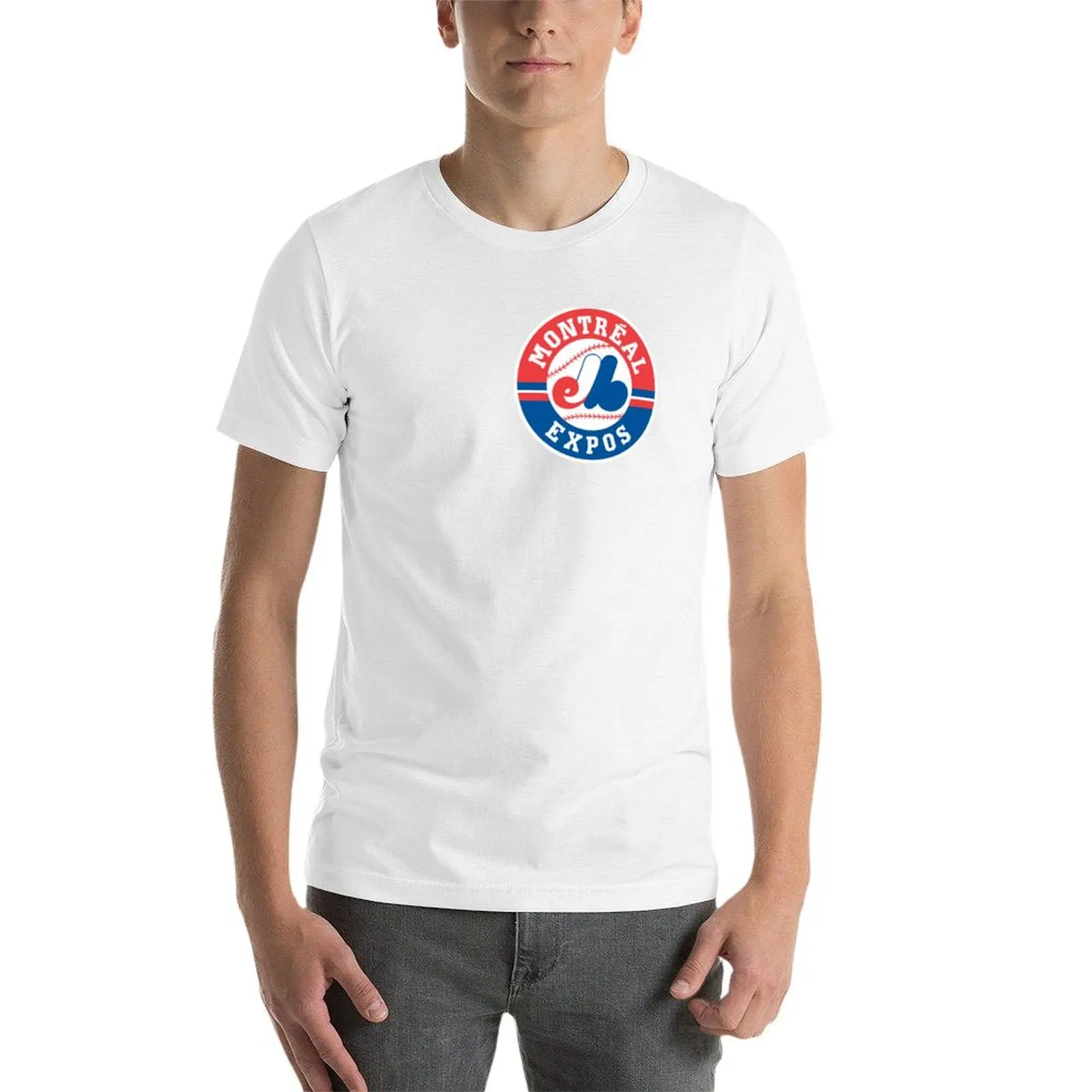 Фото Футболка Montreal Expos, мужские футболки для мужчин, мужская футболка из 100% хлопка №4