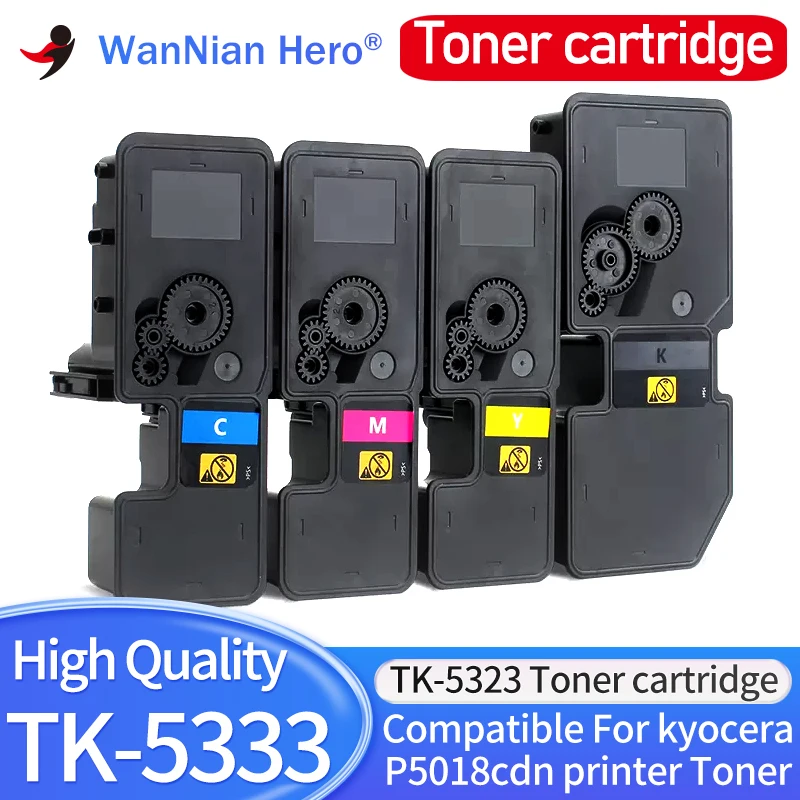 TK-5323 TK-5333 тонер-картридж, совместимый с цветным картриджем kyocera p5018лерн P5018 TK5323 TK5333, чернильный картридж