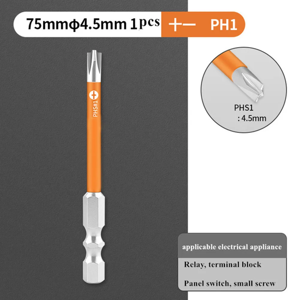 1 шт. отвертка PH1/PH2/PZ1/PZ2 с двойным шлицевым хвостовиком для винтов PHS/PZS, головка электрика, магнитная розетка, переключатель, ручные инструменты