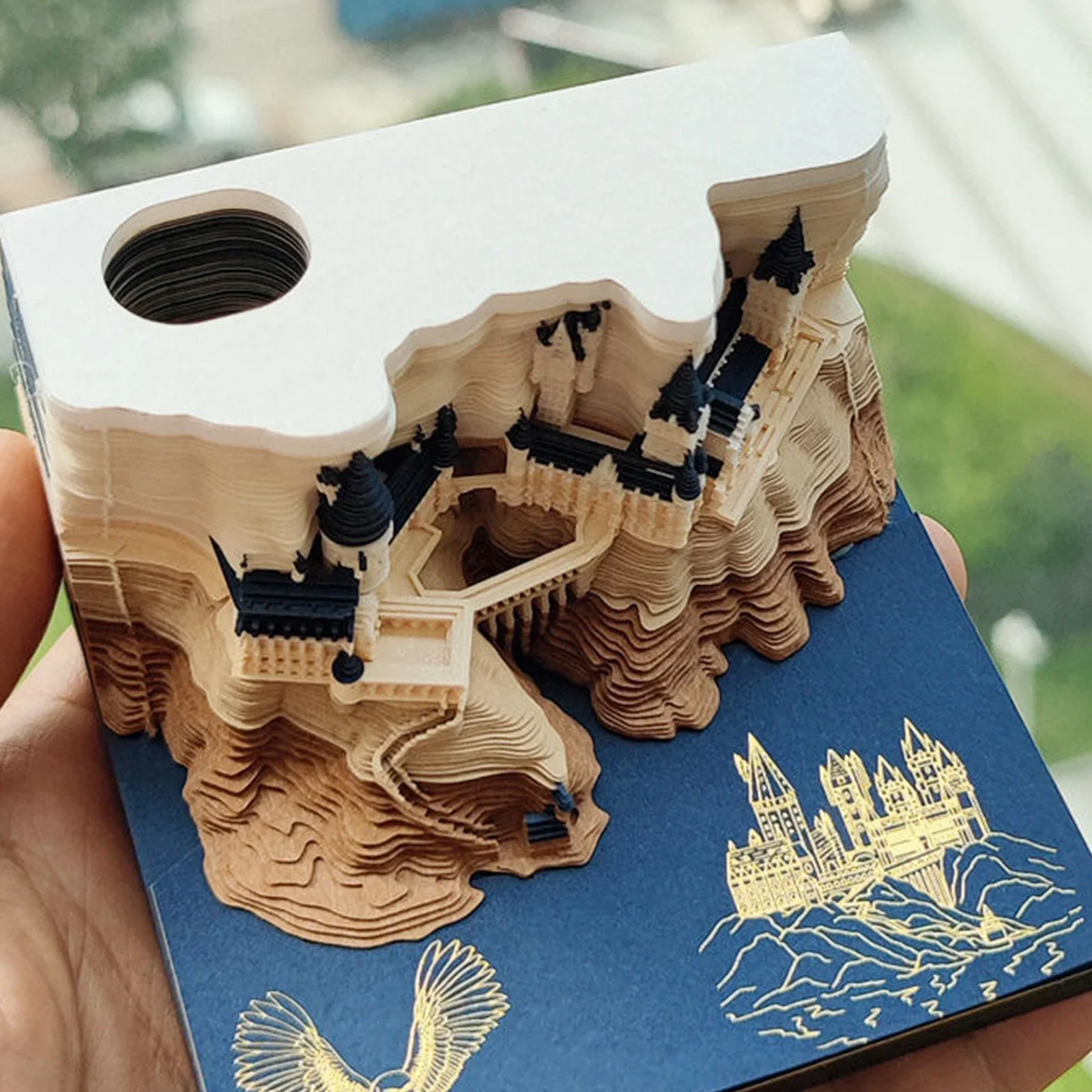 Блоки 3D для записей, новинка, строительный волшебный замок, блокноты, подарок на Новый год, Рождество, день рождения, школьные и офисные принадлежности, канцелярские принадлежности (art.: 3920c39cbbcc5) - 3920c39cbbcc5