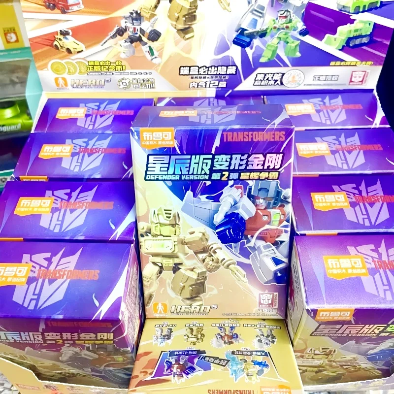 В наличии Blokees Transformers Block Defender Version Wave 2, Optimus Prime Megatron Starscream Bumblebee Robot, детские игрушки, подарки