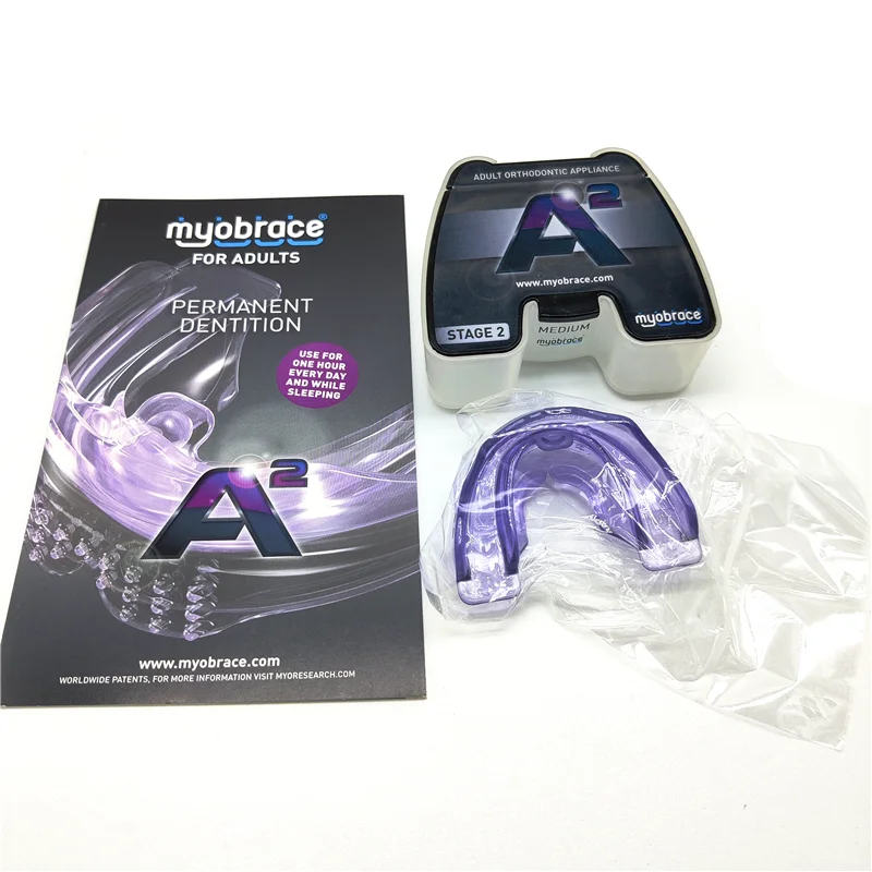 Фото Стоматологический Myobrace A2 Аутентичный австралийский ортодонтический бандаж MRC для взрослых, глубокий выносный браслет A2 Malaligned №2