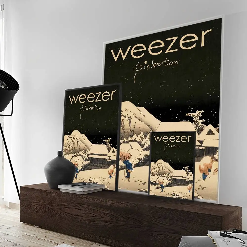 Фото W-Weezer рок-группа белая бумага плакат HD качество плакат настенная живопись кабинет Настенный декор №4