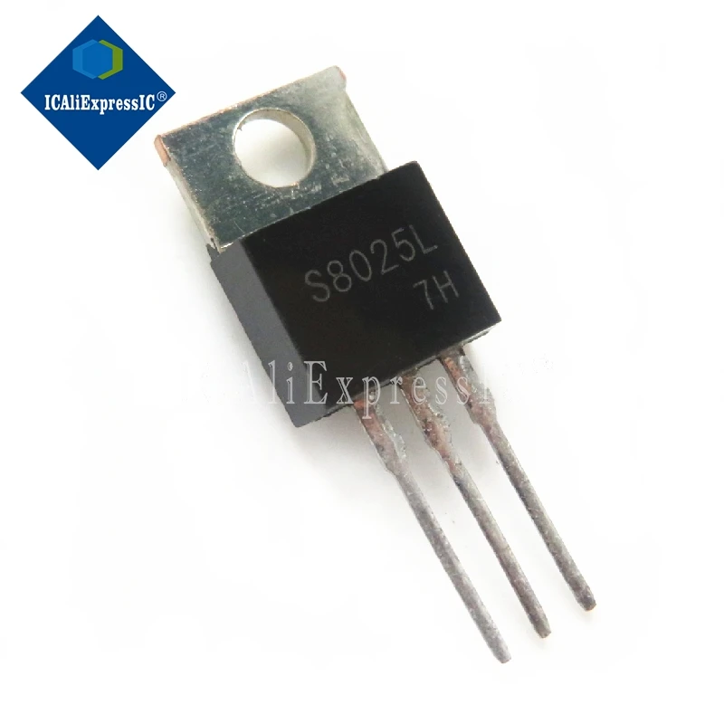 5 шт./партия, S8025L S8025 TO-220 SCR, новый оригинальный телефон