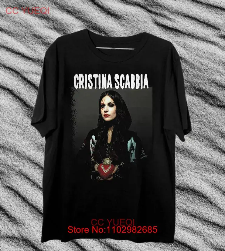 Новинка, популярная футболка Cristina Scabbia Lacuna в форме спирали, от S до 5XL