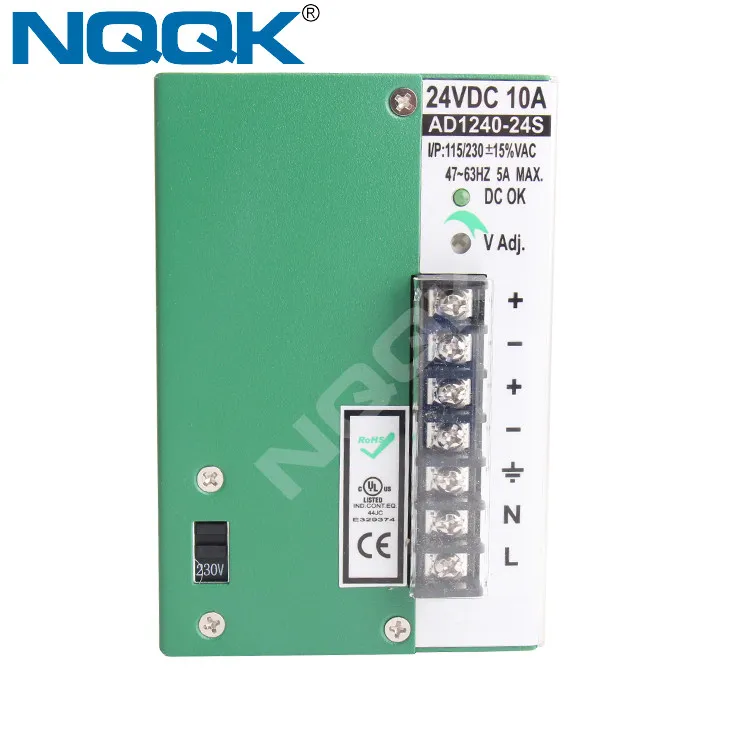 Фото Catu Daya penguба AD AD1240-24S 24VDC 10A 47 ~ 63Hz 5a Maks 240W №2